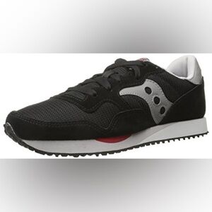 Saucony DXN Trainer - Black and Grey with Red - 8.5M